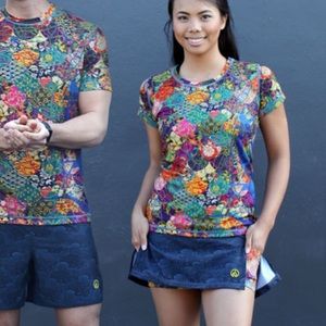 INKnBURN Women’s Wave Denim Sports Skirt Size 2